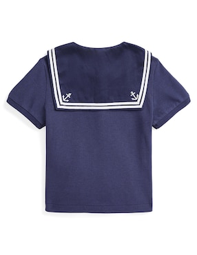 Playera tipo polo Polo de algodón para niño