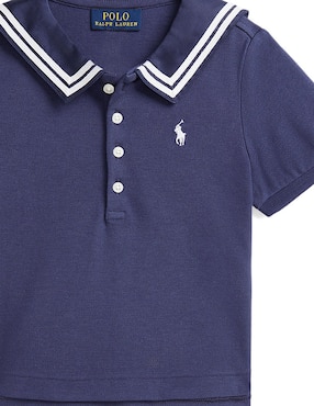 Playera tipo polo Polo de algodón para niño