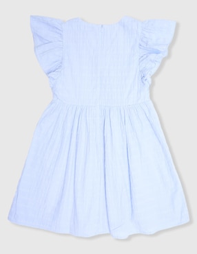 Vestido Tommy Hilfiger manga volantes para niña