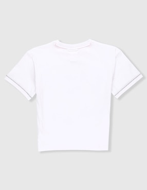 Playera Hugo manga corta para niña