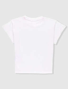 Playera Hugo manga corta para niña