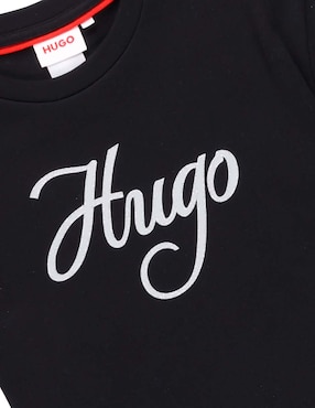 Playera Hugo manga corta para niña
