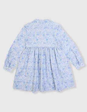 Vestido Polo manga con puño para niña