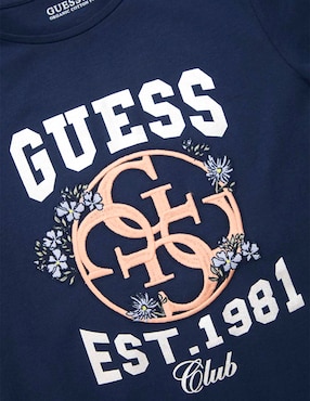 Playera Guess manga corta para niña