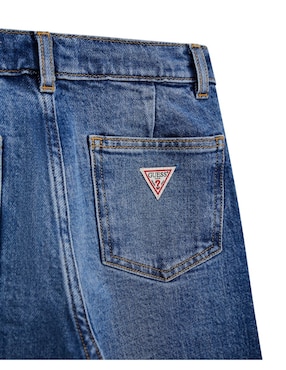 Jeans amplio Guess lavado obscuro para niña