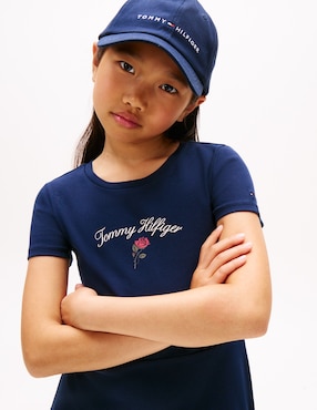 Vestido Tommy Hilfiger manga regular para niña