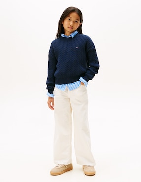 Suéter sin diseño Tommy Hilfiger para niña