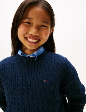Suéter sin diseño Tommy Hilfiger para niña