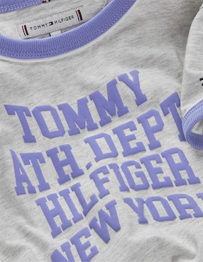 Playera Tommy Hilfiger manga corta para niña