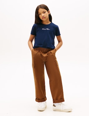 Playera Tommy Hilfiger manga corta para niña