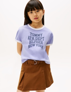 Playera Tommy Hilfiger manga corta para niña