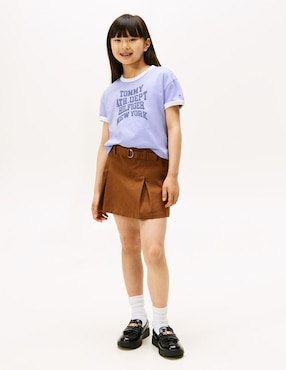 Playera Tommy Hilfiger manga corta para niña