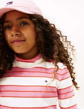 Playera Tommy Hilfiger manga corta para niña