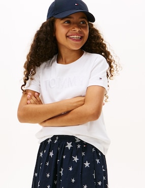 Playera Tommy Hilfiger manga corta para niña