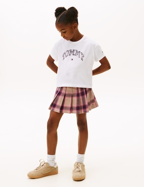 Playera Tommy Hilfiger manga corta para niña