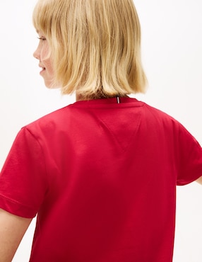 Playera Tommy Hilfiger manga corta para niña