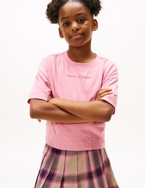 Playera Tommy Hilfiger manga corta para niña