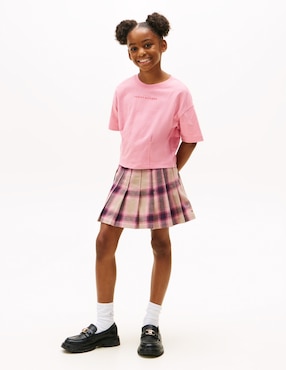 Playera Tommy Hilfiger manga corta para niña