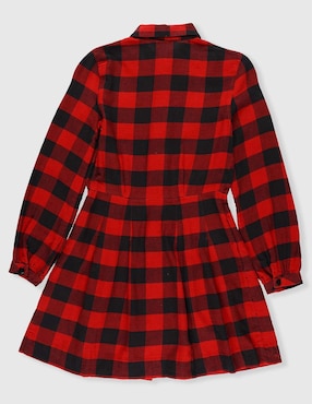 Vestido Polo manga con puño para niña