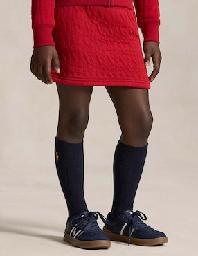 Falda Polo de algodón para niña