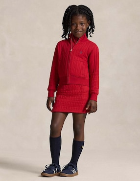 Falda Polo de algodón para niña