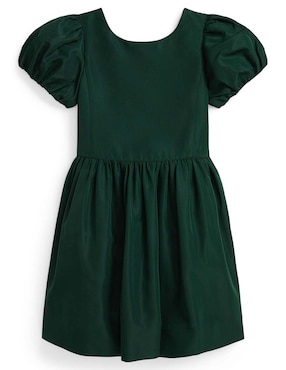 Vestido Polo Ralph Lauren manga globo para niña