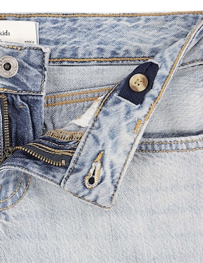 Jeans relaxed amplio Abercrombie & Fitch 43AG07-LCD lavado claro para niña