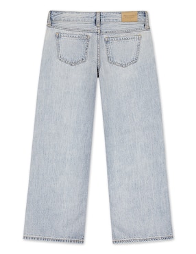 Jeans relaxed amplio Abercrombie & Fitch 43AG07-LCD lavado claro para niña