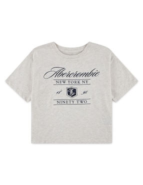 Playera Abercrombie & Fitch manga corta para niña