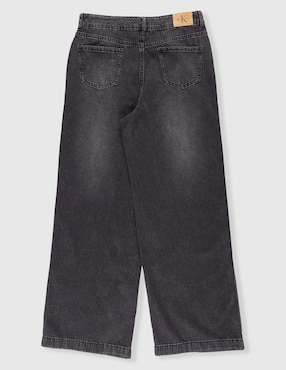Jeans amplio Calvin Klein lavado desgastado para niña