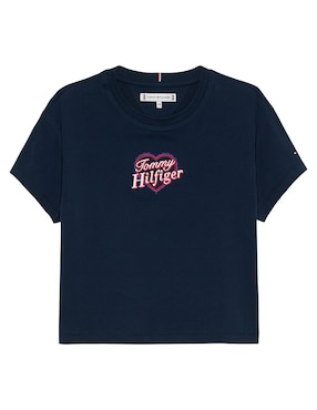Playera Tommy Hilfiger manga corta para niña