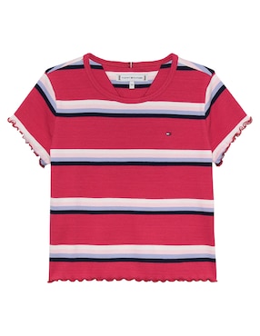 Playera Tommy Hilfiger manga corta para niña