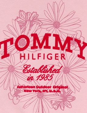Playera Tommy Hilfiger manga corta para niña