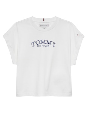 Playera Tommy Hilfiger manga corta para niña