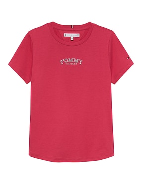 Playera Tommy Hilfiger manga corta para niña