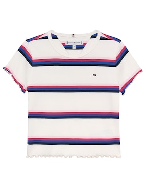 Playera Tommy Hilfiger manga corta para niña