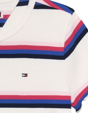 Playera Tommy Hilfiger manga corta para niña
