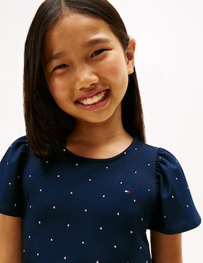Vestido Tommy Hilfiger manga regular para niña