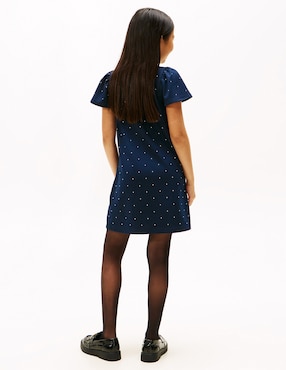Vestido Tommy Hilfiger manga regular para niña