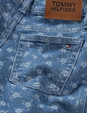 Jeans straight Tommy Hilfiger KG0KG08960-1AB para niña