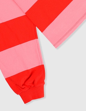 Playera tipo polo Tommy Hilfiger de algodón para niña