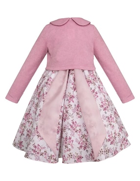 Vestido con suéter Gerat manga larga para niña