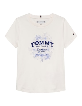 Playera Tommy Hilfiger manga corta para niña