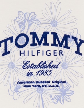 Playera Tommy Hilfiger manga corta para niña