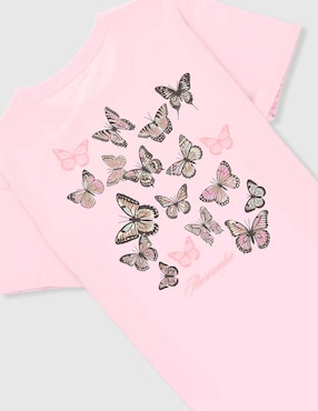 Playera Abercrombie & Fitch Kids manga corta para niña