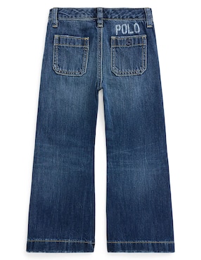 Jeans straight Polo Ralph Lauren lavado medio para niña