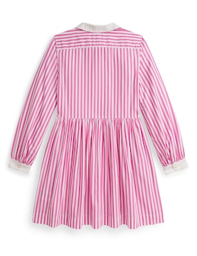 Vestido Polo manga regular para niña