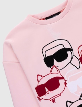 Vestido Karl Lagerfeld Paris manga larga para niña