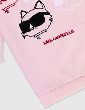 Vestido Karl Lagerfeld Paris manga larga para niña