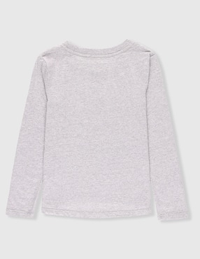 Playera Calvin Klein manga larga para niña